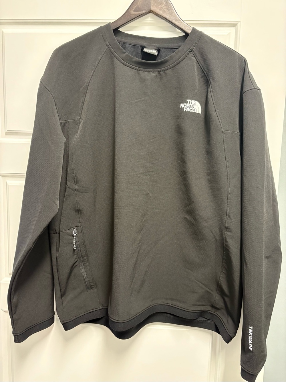 The North Face Tekware Crewneck Black Pullover Flashdry Men’s Size XL